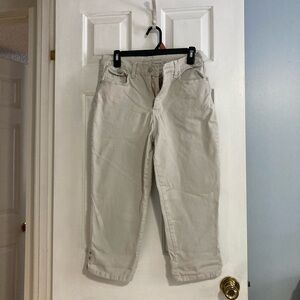 Gloria Vanderbilt Cream Slimming Pants